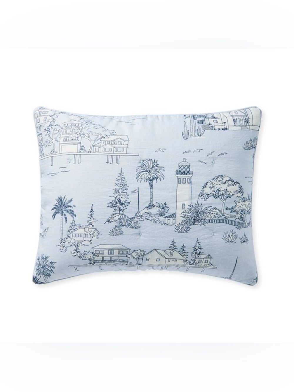 NEW Serena & Lily Westwind Quilted Standard Pillow Shams - Set of 2